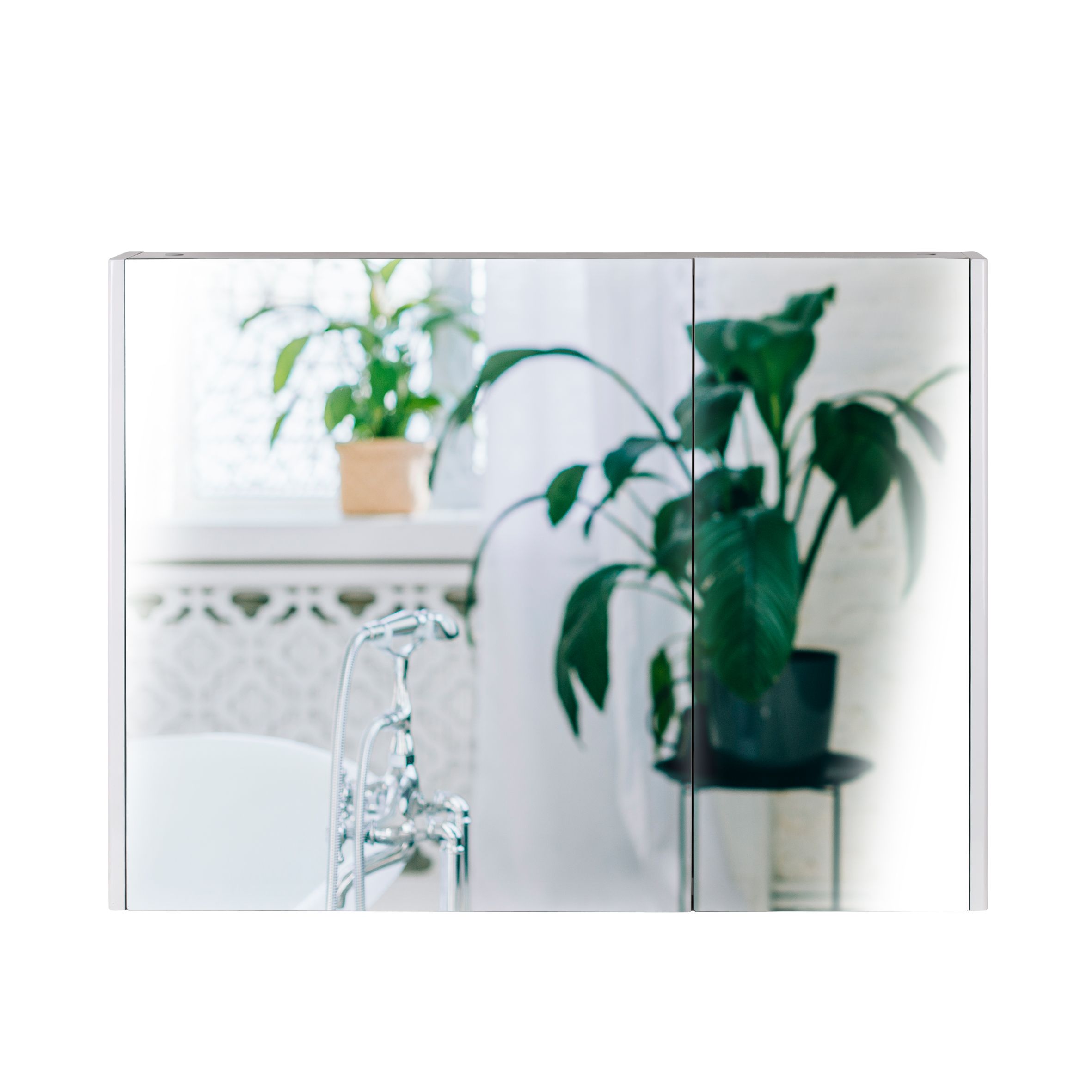 Дзеркальна шафа підвісна Qtap Scorpio 800х600х145 White QT1477ZP801W