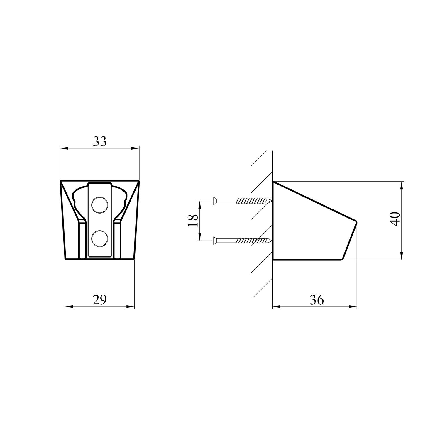 Тримач для душу Kroner KRP - ESG925