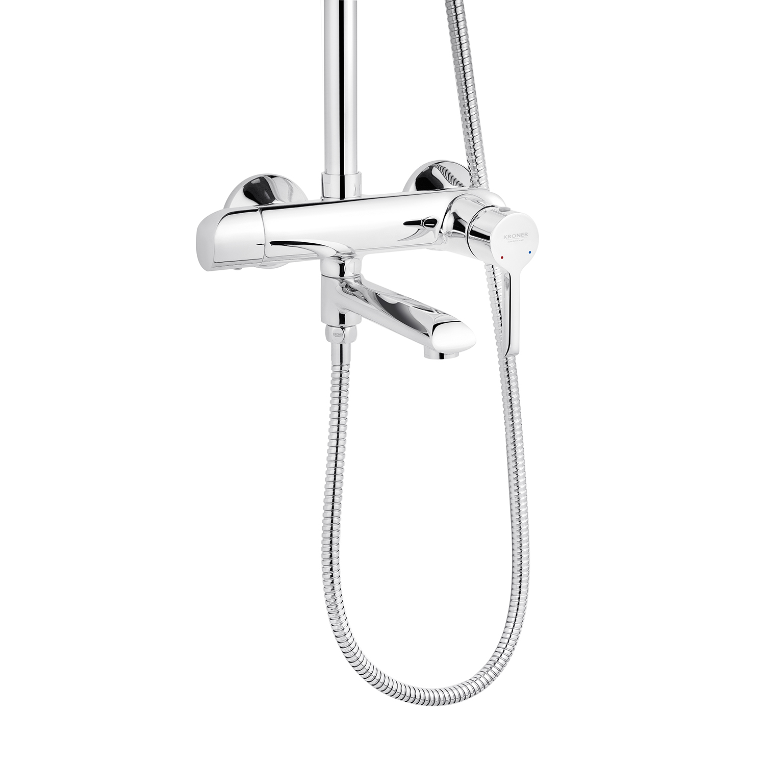 Набор 2 в 1 душова система Kroner Essen-C063 + змішувач Essen-C010