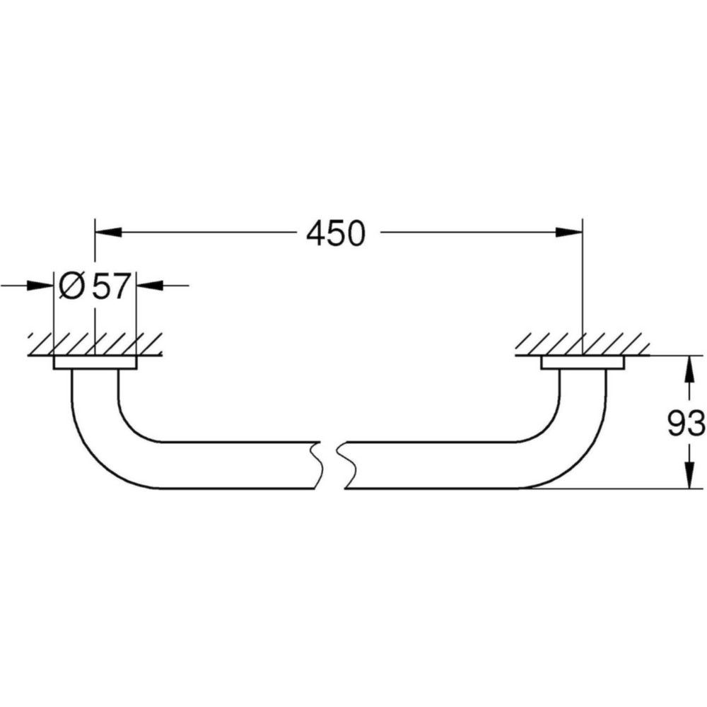 Поручень для ванной Grohe Essentials 40793001
