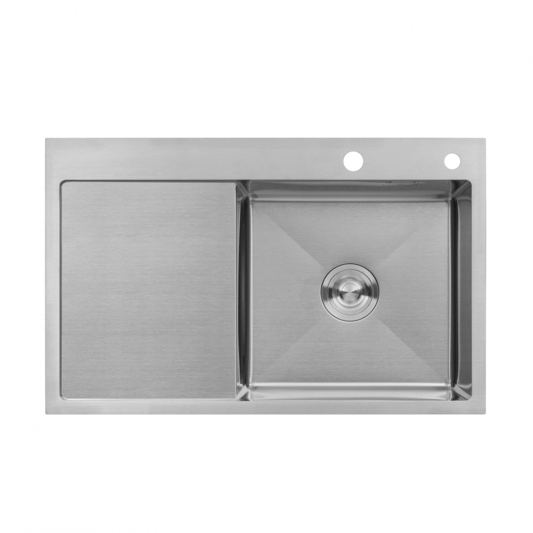 Кухонна мийка Kroner KRP Gebürstet - 7849RHM (3.0/1.0 мм)