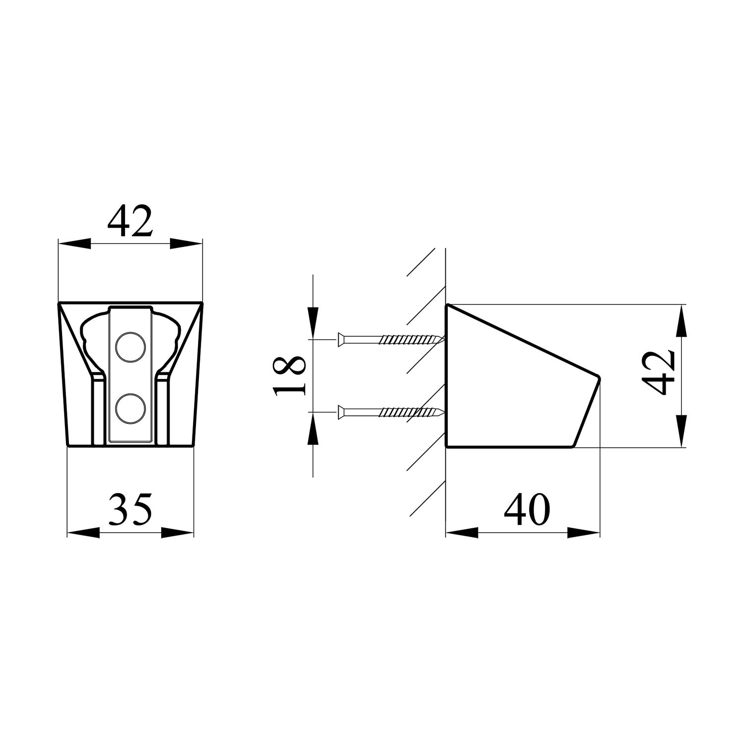 Тримач для душу Kroner KRM - C925