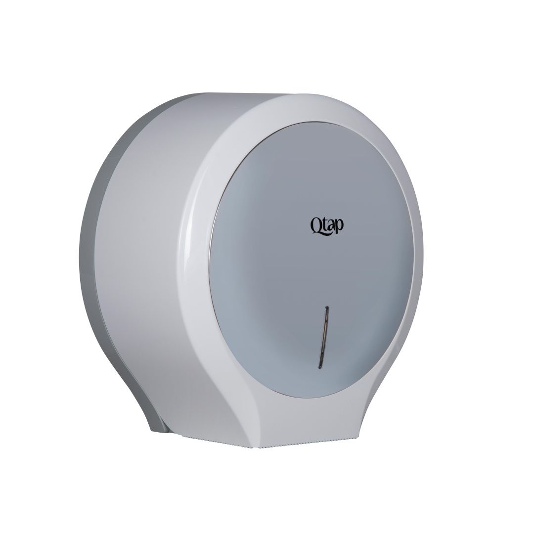 Тримач для туалетного паперу Qtap Pohodli 270 мм QTDP100SP White/Grey (Držák)