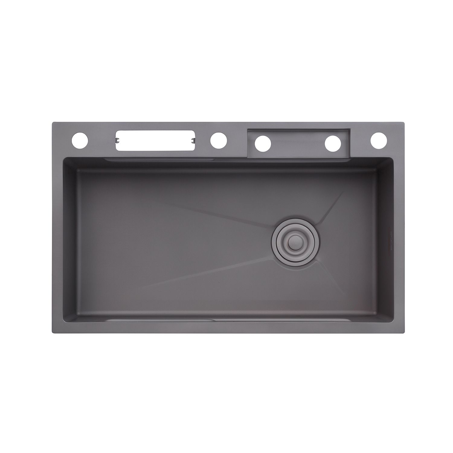 Кухонна мийка Kroner KRP Schwarze - SET7545NG PVD (3.0/0.8 мм)