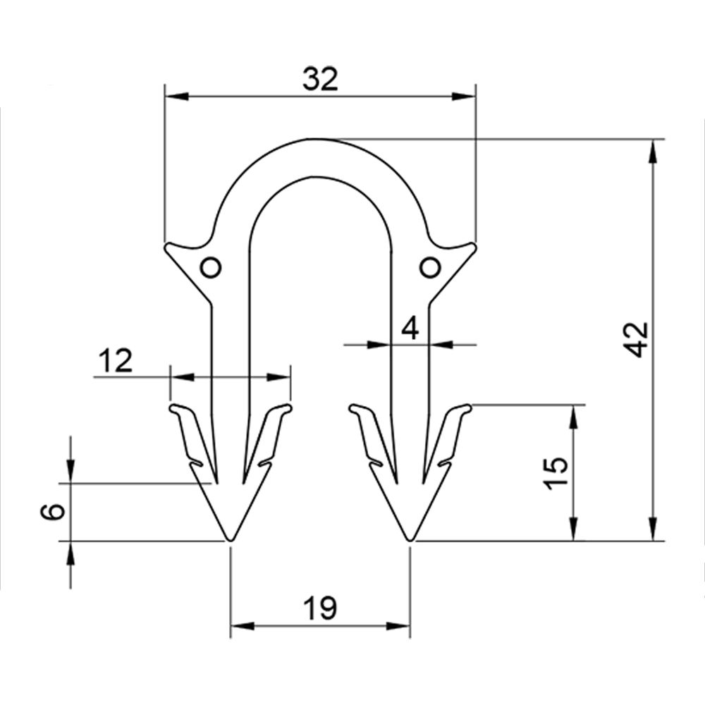 Скоба якорная KOTAR (упаковка - 100 шт)