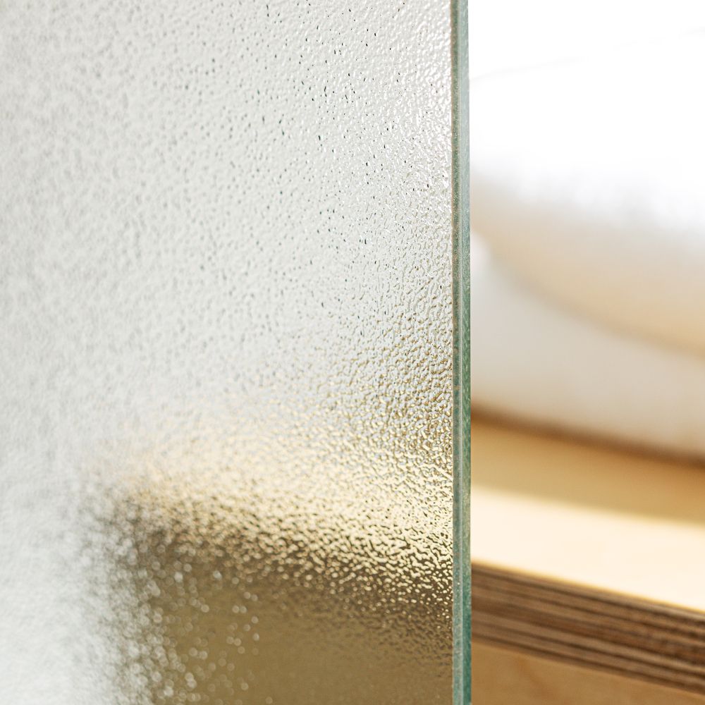 Штора на ванну Lidz Brama SS120x140L.CRM.FR стекло Frost 6 мм, ліва