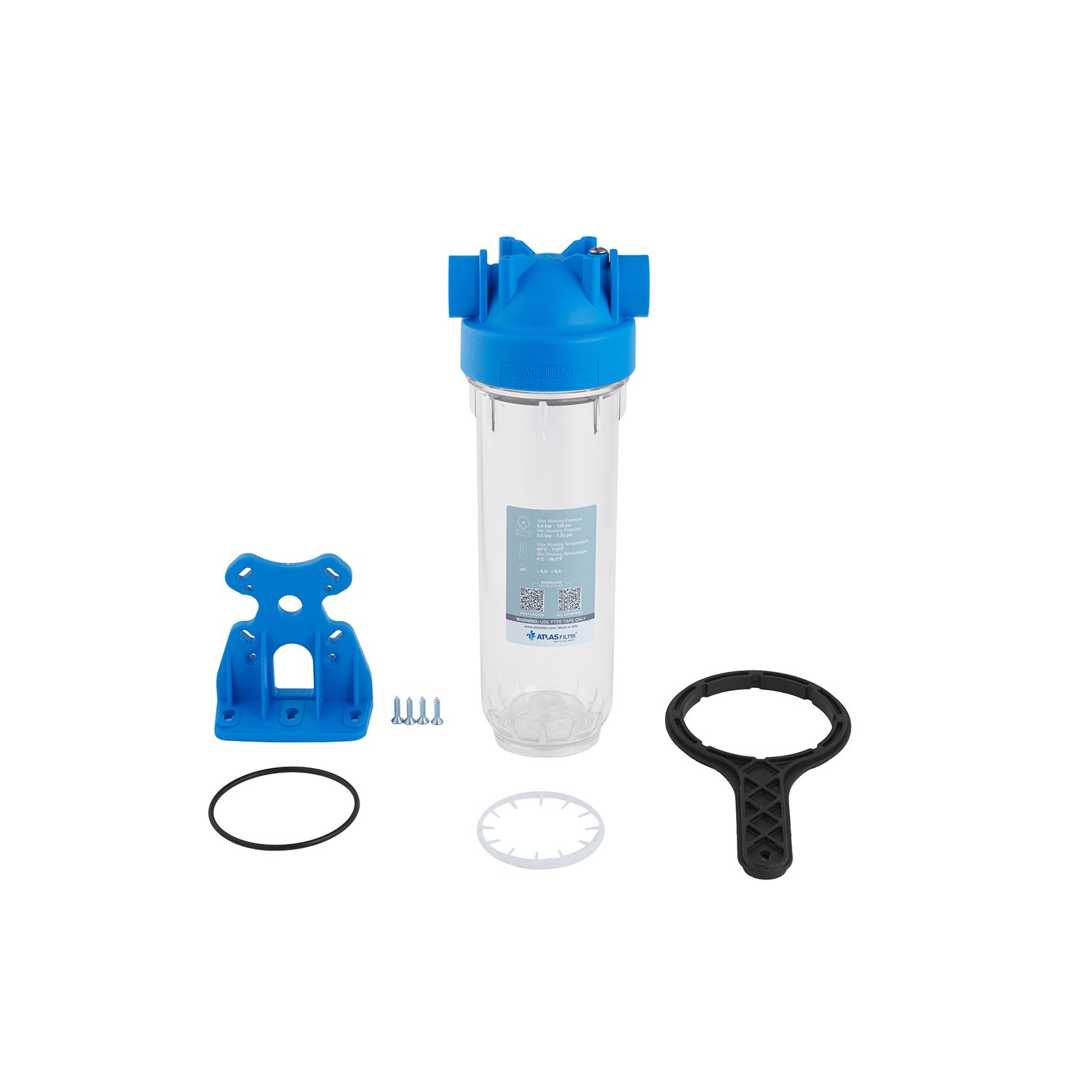 Фільтр-колба Atlas Filltri DP 10 Mono 1" OT TS Complete Housing