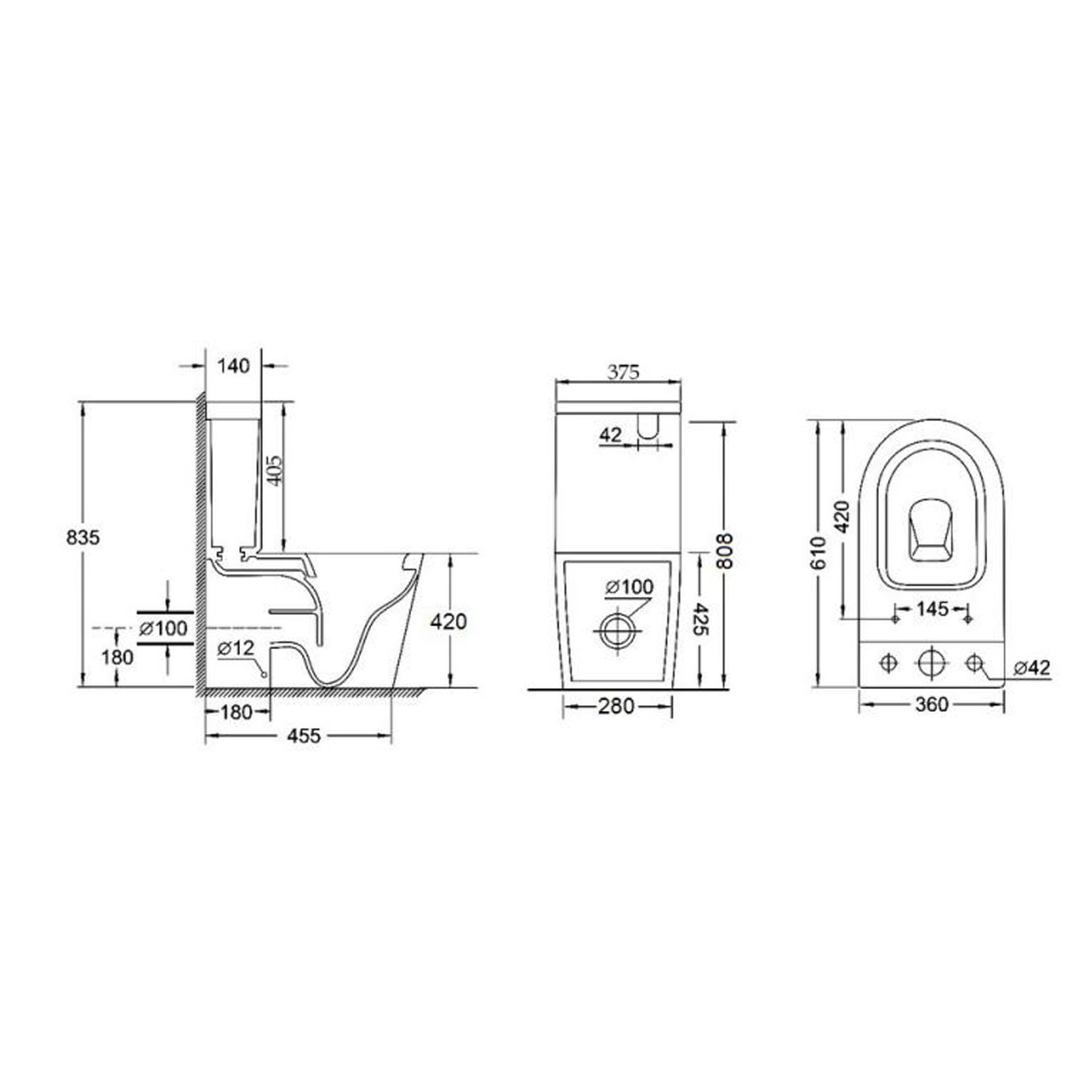 Чаша Qtap Stork без сидіння