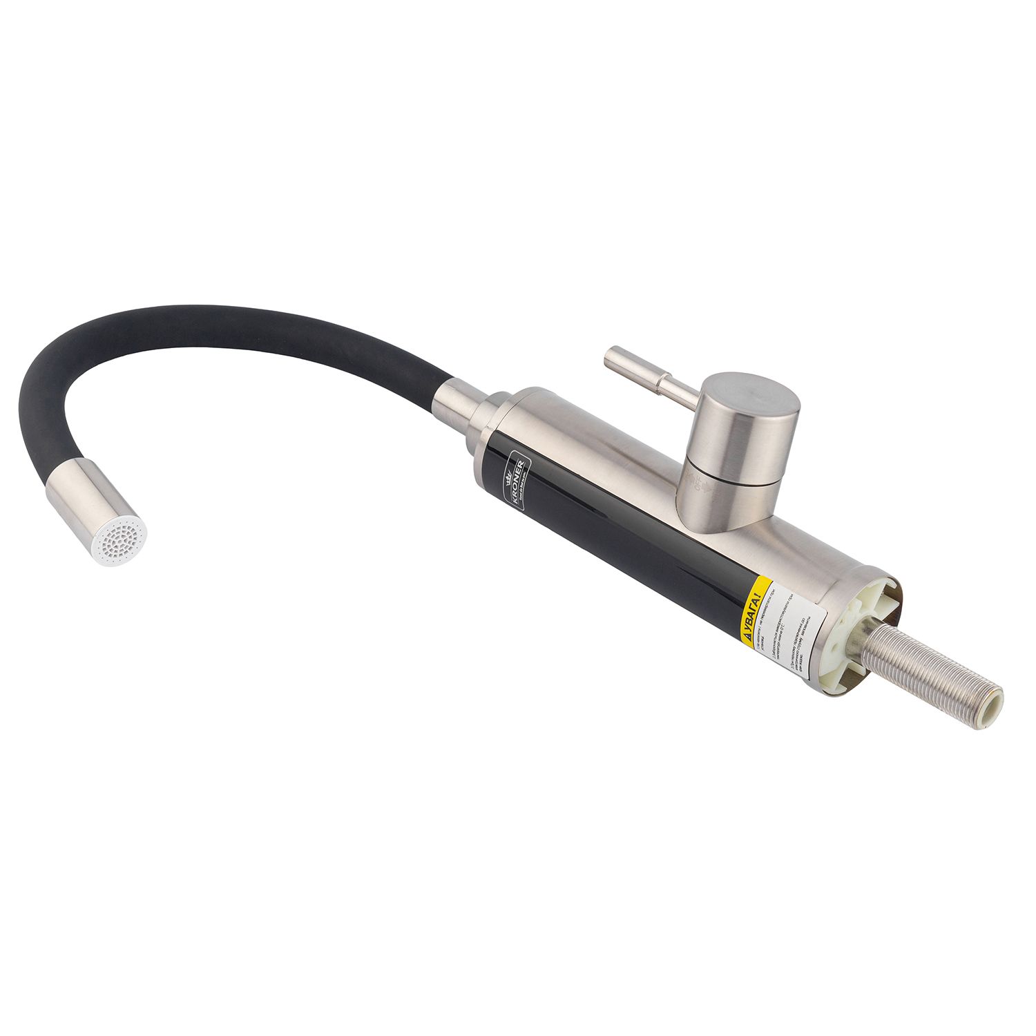 Проточний водонагрівач Kroner KRP Volt - ESG087RSS з дисплеєм