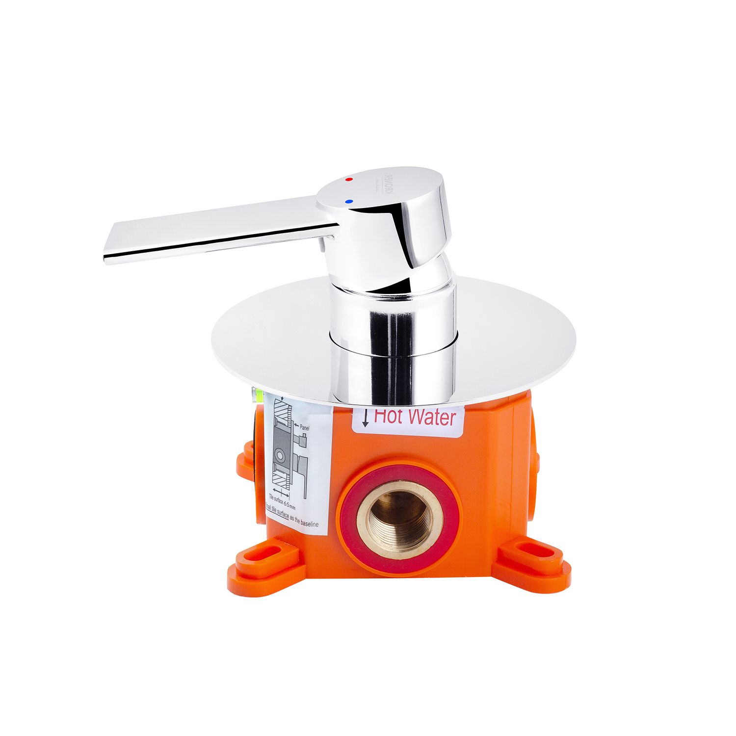 Змішувач прихованого монтажу Kroner KRP Basis - C080