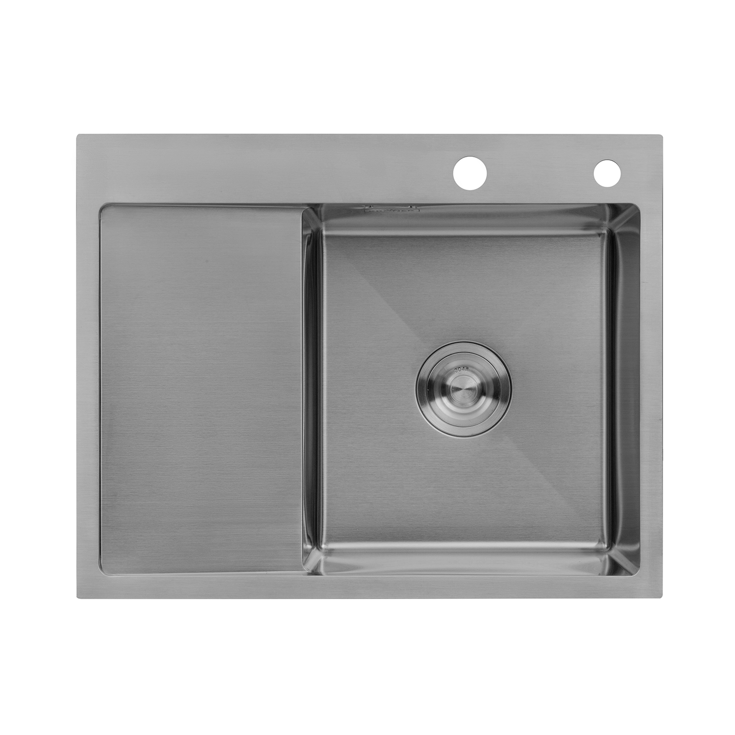 Кухонна мийка Kroner KRP Gebürstet - 6350RHM (3.0/1.0 мм)