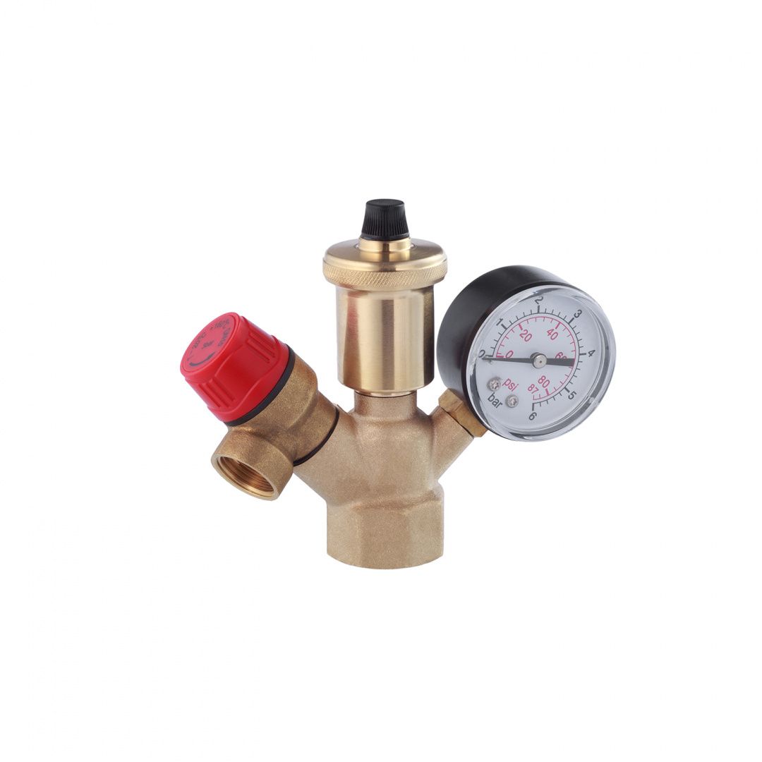 Група безпеки котла STA 1" латунна