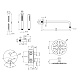 Набор 2 в 1 душова система Kroner Edelstahl Klassisch-ESG082 + змішувач Edelstahl Klassisch-ESG010