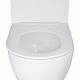 Унітаз підвісний Qtap Jay безободковий Ultra Quiet з сидінням Soft-close QT07335177W