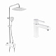 Набор 2 в 1 душова система Kroner Essen-W063 + змішувач Essen-W010