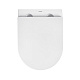 Унітаз підвісний безобідковий Kroner Harz WHI493736 RIMLESS з сидінням Slim Duroplast / Soft-close / Quick relase (KH493736WHIR)