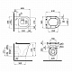 Унітаз підвісний Qtap Virgo безобідковий з сидінням Soft-close QT1833051ERW
