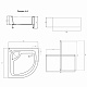 Душовий піддон Lidz KAPIELKA ST80x80x41 см з панеллю