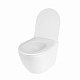 Унітаз підвісний Qtap Jay безободковий Ultra Quiet з сидінням Soft-close QT07335177W