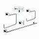Набор аксессуаров Grohe Essentials Cube 40758001