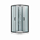 Набор Lidz душевой бокс Majatek SB90x90.BLA.LOW.TR, стекло прозрачное 5 мм + поддон Kupala
