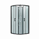 Душевой бокс Lidz Majatek SB100x100.BLA.LOW.TR, стекло прозрачное 5 мм без поддона