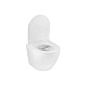 Унітаз підвісний безобідковий Kroner Harz WHI493736 RIMLESS з сидінням Slim Duroplast / Soft-close / Quick relase (KH493736WHIR)