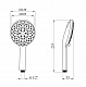 Лійка для ручного душу Kroner KRM - C723
