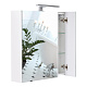Дзеркальна шафа підвісна Qtap Albatross 700х725х460 White з LED-підсвічуванням QT0177ZP700LW