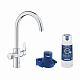 Змішувач для кухні Grohe Blue Pure StartCurve 30592000 з фільтром Blue S-Size 40404001 та головкою 64508001 (30594040)