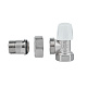 Кран радіаторний Icma 1/2" кутовий без ручки №805