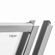 Душевая дверь в нишу Qtap Unifold CRM208.C4 78-81x185 см, стекло Clear 4 мм, покрытие CalcLess