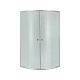 Двері до Lidz Latwa SC80x80.SAT.LOW.FR Душова кабіна напівкругла, для низ. піддону, висота 185 см, скло Frost 4 мм, без піддону